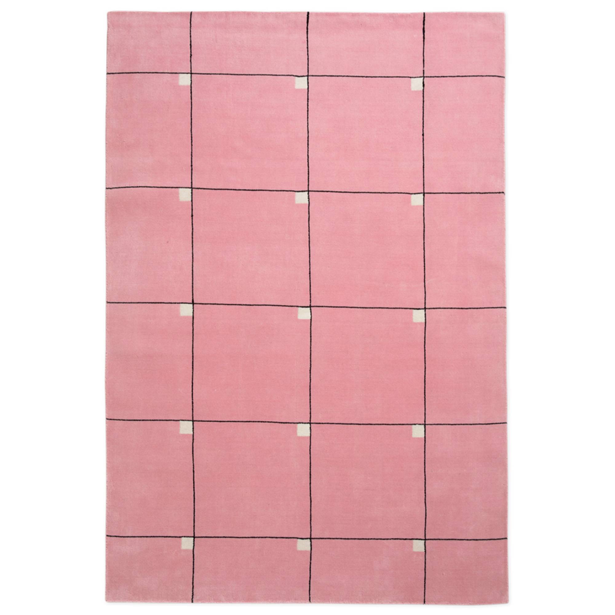 Nordic Knots - Modern - Pink 140 x 200 - Uld tæpper - Uld