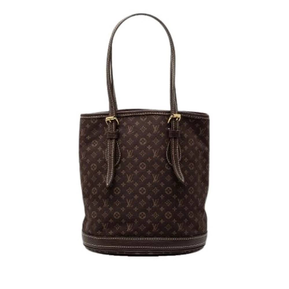 Louis Vuitton Vintage Pre-owned Bucket PM - Vintage - Dame - Brun - ONE SIZE - Læder