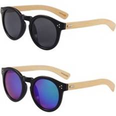 Custom Logo designer sun glasses bamboo wooden promotion uv400 sunglasses