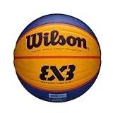 Wilson Utomhusbasket, grov yta, asfalt, granulat, plastgolv, storlek 6, 8 till 12 år, Hyper Shot I, svart/gul