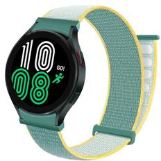 Nylon Armbånd  No-Gap Samsung Galaxy Watch 4 (44mm) - Sunshine