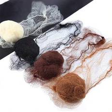20 STK Toppkvalitet Nylon Svart Elastiskt Hår Net Hårförlängning Vävmössa Hårnät för kvinnor och peruker Lämplig för balettdansare och perukstyling Bu - Multifärgad