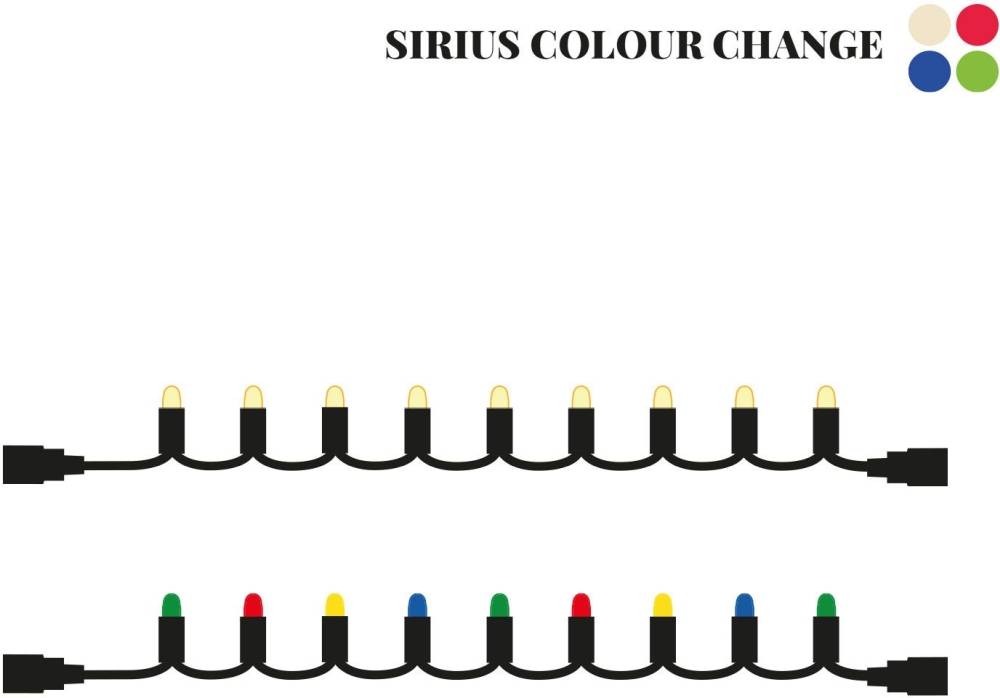 Sirius Easy-Line Connect Colour Change Suppleringssæt 20 m, Varm Hvid/Multi