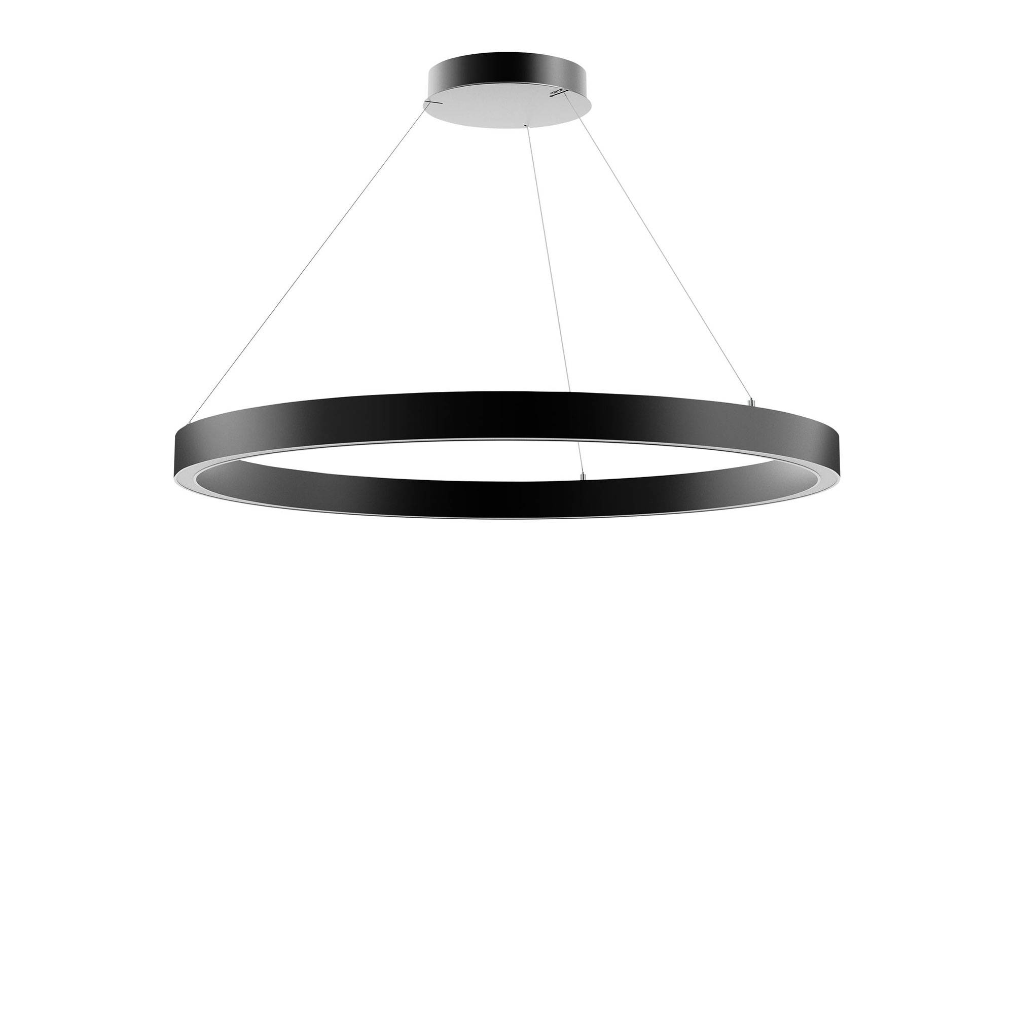 Nemo Lighting - Zirkol C Ø 85 cm, Up - Downlight 3000K - Black - Takkronor - Nemo Studio - Svart