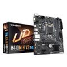 GIGABYTE S1200 H410M H V3 Intel G10 2DDR4 GLAN NVMe 4SATA3 PCIe4-x16 2USB3/4USB2/VGA/HDMI/ljud/2PS/2/TPM uATX bulk