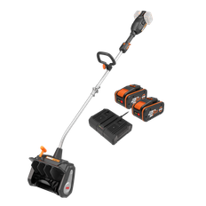 Worx WG460E 20V PowerShare Sneslynge 2x20V med 2 stk. 8,0Ah batteri og dobbeltlader