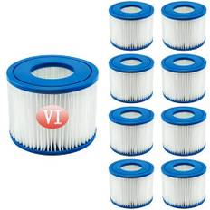 Denkmsd Filterkartuschen VI für Bestway Pool Filter, Filter Cartridge VI für Miami, Vegas, Monaco, Ersatzfilter für Bestway Spa 58323 (8 Stück)