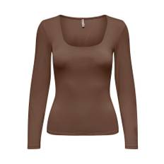 Only Ea - Langærmet top - WALNUT / L