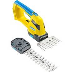 Gloria Finecut Compact 18V gräs/busksax - GUL-BLÅ