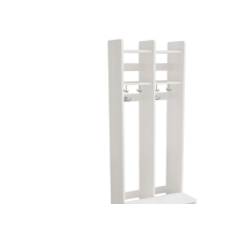 Garderobeindretning Eira Light, gulvmodel 4 pladser, 220 mm rumbredde, naturfarvet krydsfinér