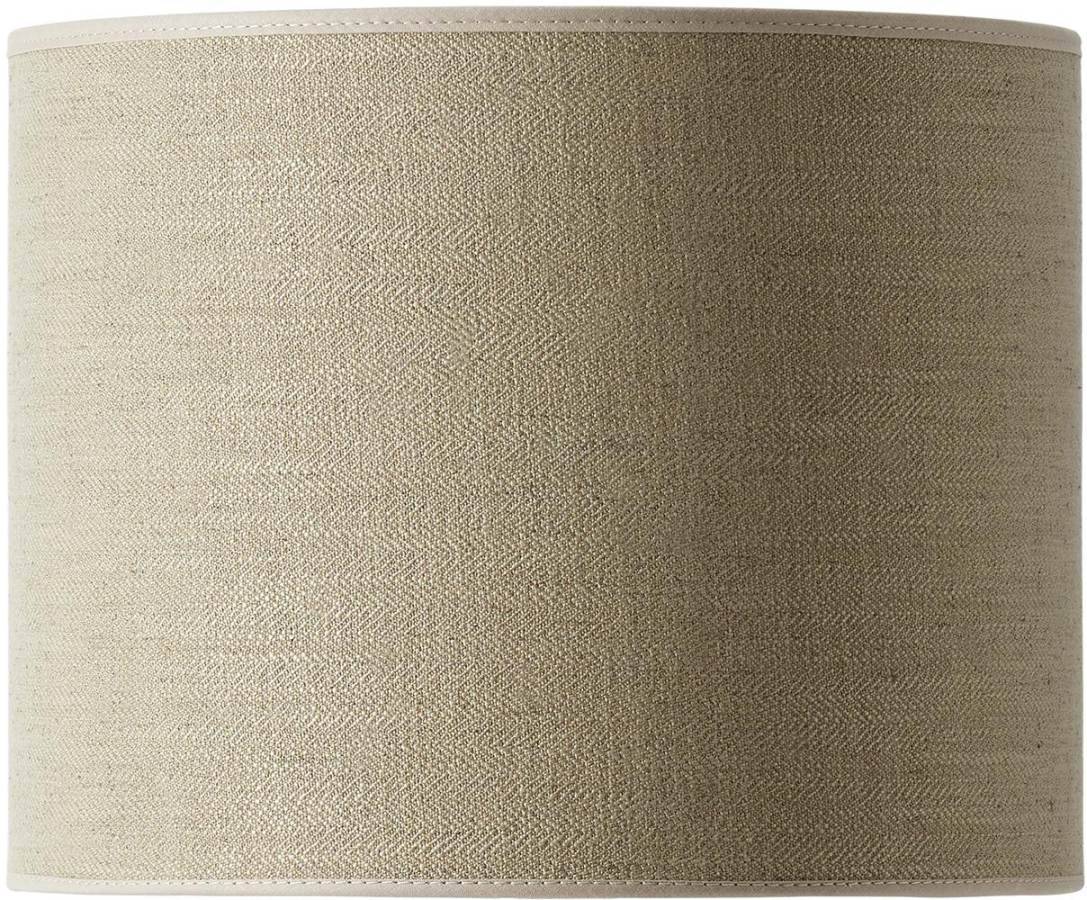 Qvist Modern Oval Cylinder 101 Lampskärm 38cm Natur