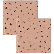 Liewood Muslinfiltar - Muslin - 2-pack - Lewis - Mini Berry/Pale - Liewood - One Size - Muslinfilt