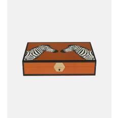 Jonathan Adler Zebra jewelry box - orange - One Size