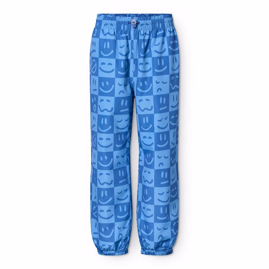 Molo Waits Skalbukser Vibe Checks Blu Vibe Checks BLU 122/128 cm Blå 122/128 cm Drenge