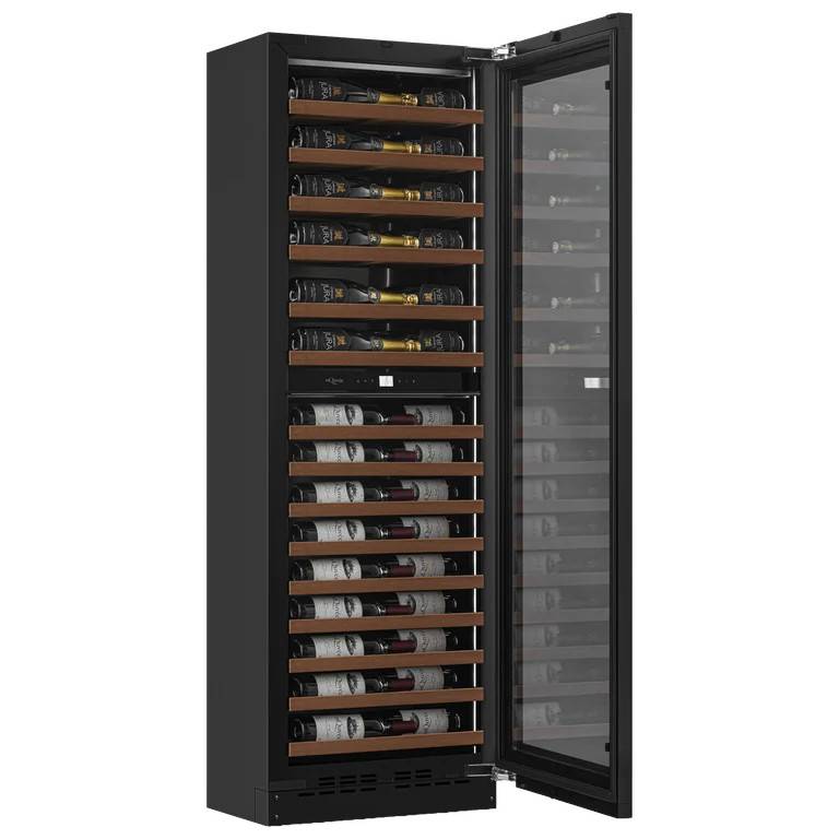 Vinkøleskab til indbygning - WineCave 182 Slim Fullglass Black - mQuvée