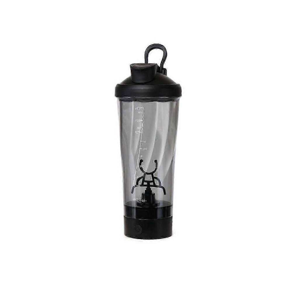 (B, Black) Portable Electric Protein Shaker Bottle - Free Your Hands