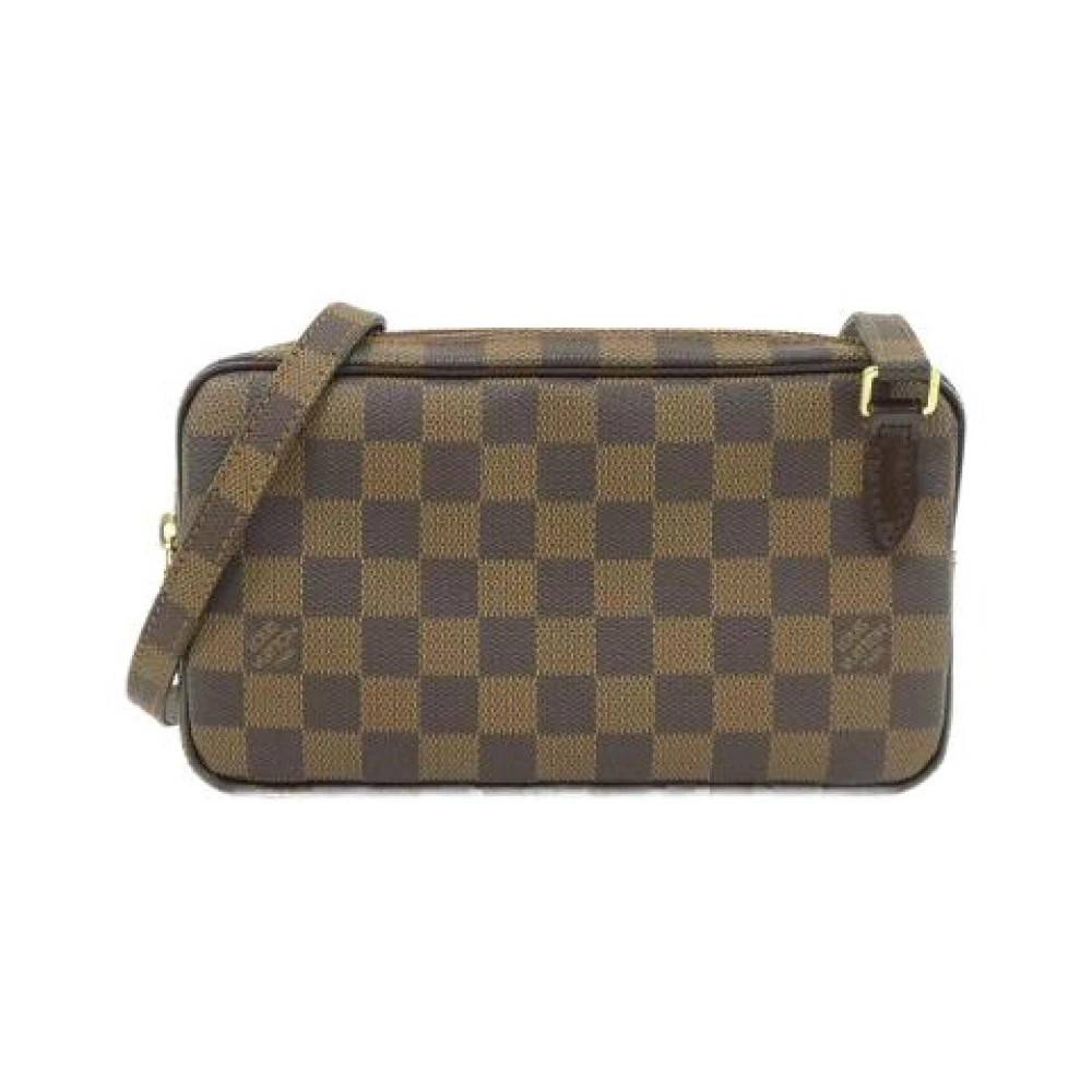 Louis Vuitton Vintage Pre-owned Damier Marley Bandouliere Skuldertaske - Vintage - Dame - Brun - ONE SIZE - Uld