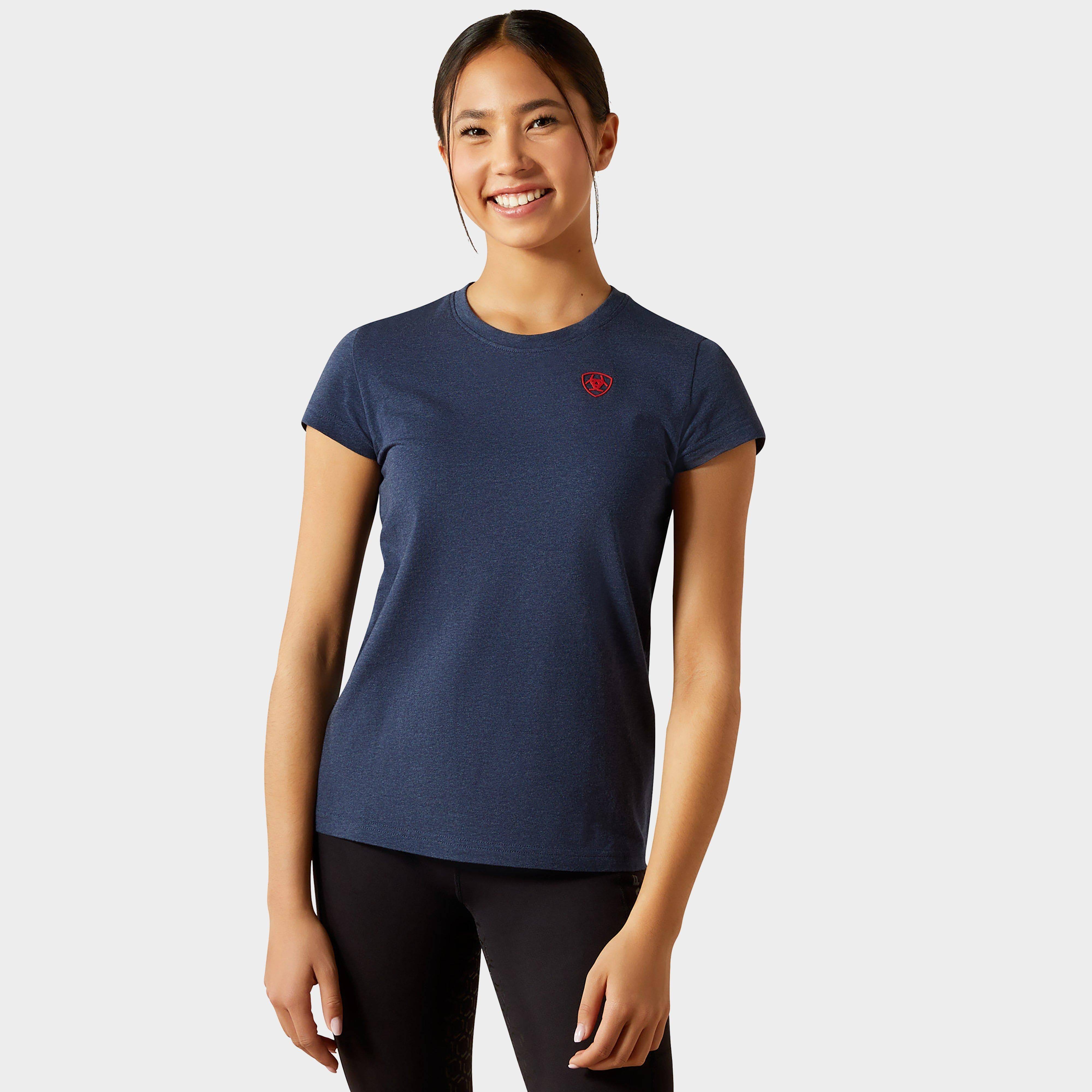 Kids' Ariat BV Logo Tee, Navy - XL
