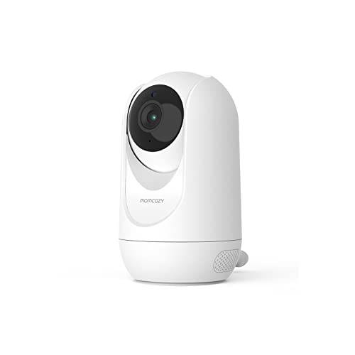 momcozy Babymonitor BM01 (inte kompatibel babymonitor BM03), 1080P HD-upplösning, PTZ-zoom, temperaturdetektering, klart mörkerseende, 2-vägsljud, vaggvisa, lätt att använda