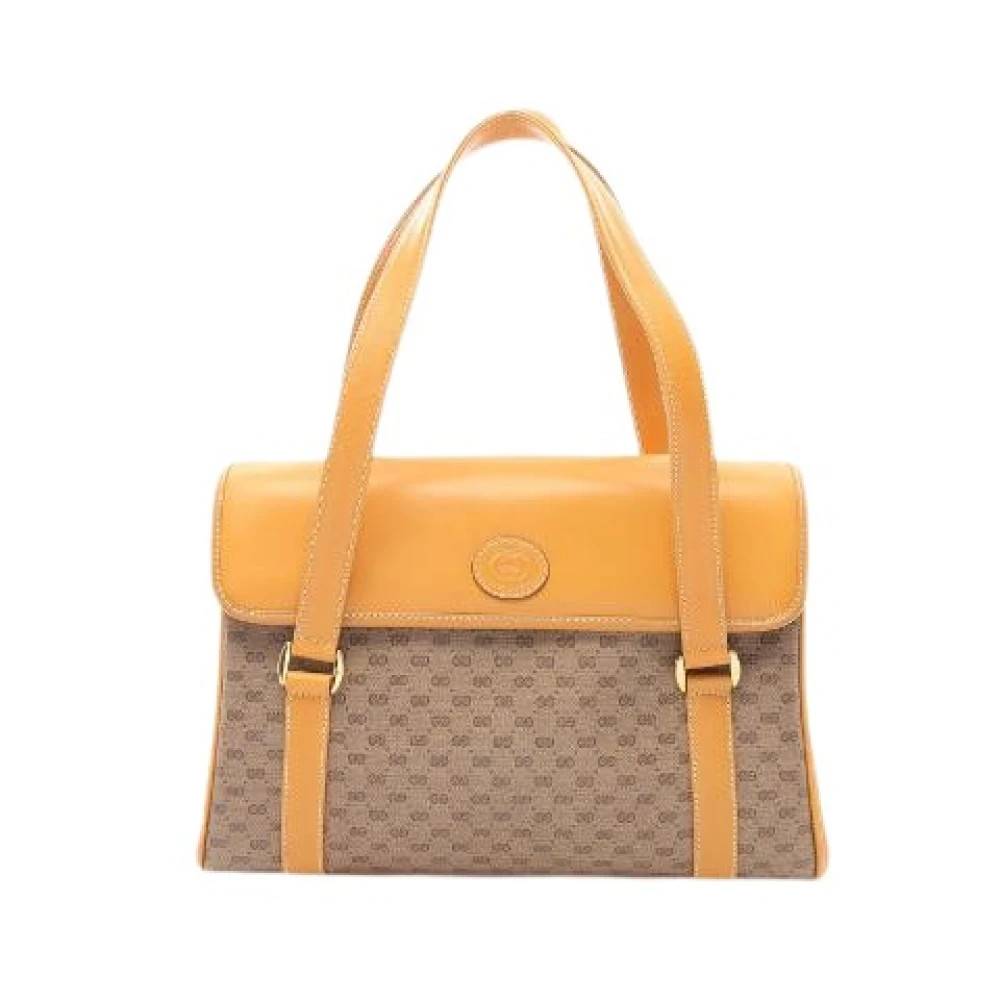 Gucci Vintage Pre-owned Classic Pattern Coated Canvas Tote Bag - Vintage - Dame - Brun - ONE SIZE - Uld