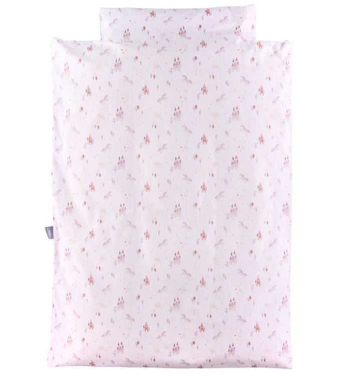 Nørgaard Madsens Sängkläder - Baby - Rosa m. Enhörning och slott - Nørgaard Madsens - Baby - Sängkläder - Baby