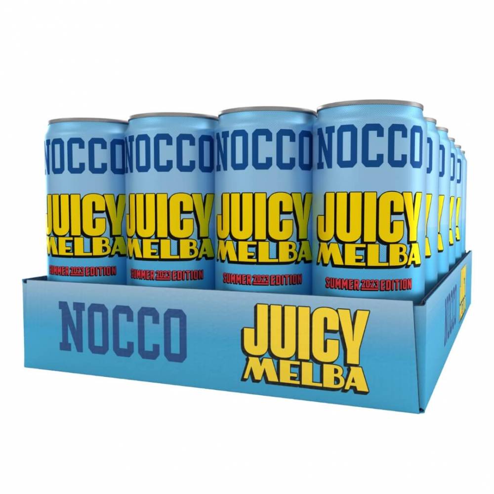 24 x NOCCO BCAA, 330 ml (Juicy Melba).