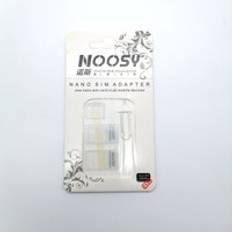 Simkortadapter 4 in 1 noosy nano micro sim-adapter standard simkortsadaptrar mata ut pinnyckel för iphone samsung