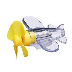 LED Airplane Bike Light - Colorful Rotating Bicycle Safety Warning Lamp for Night Riding - Cool Cycling Accessories