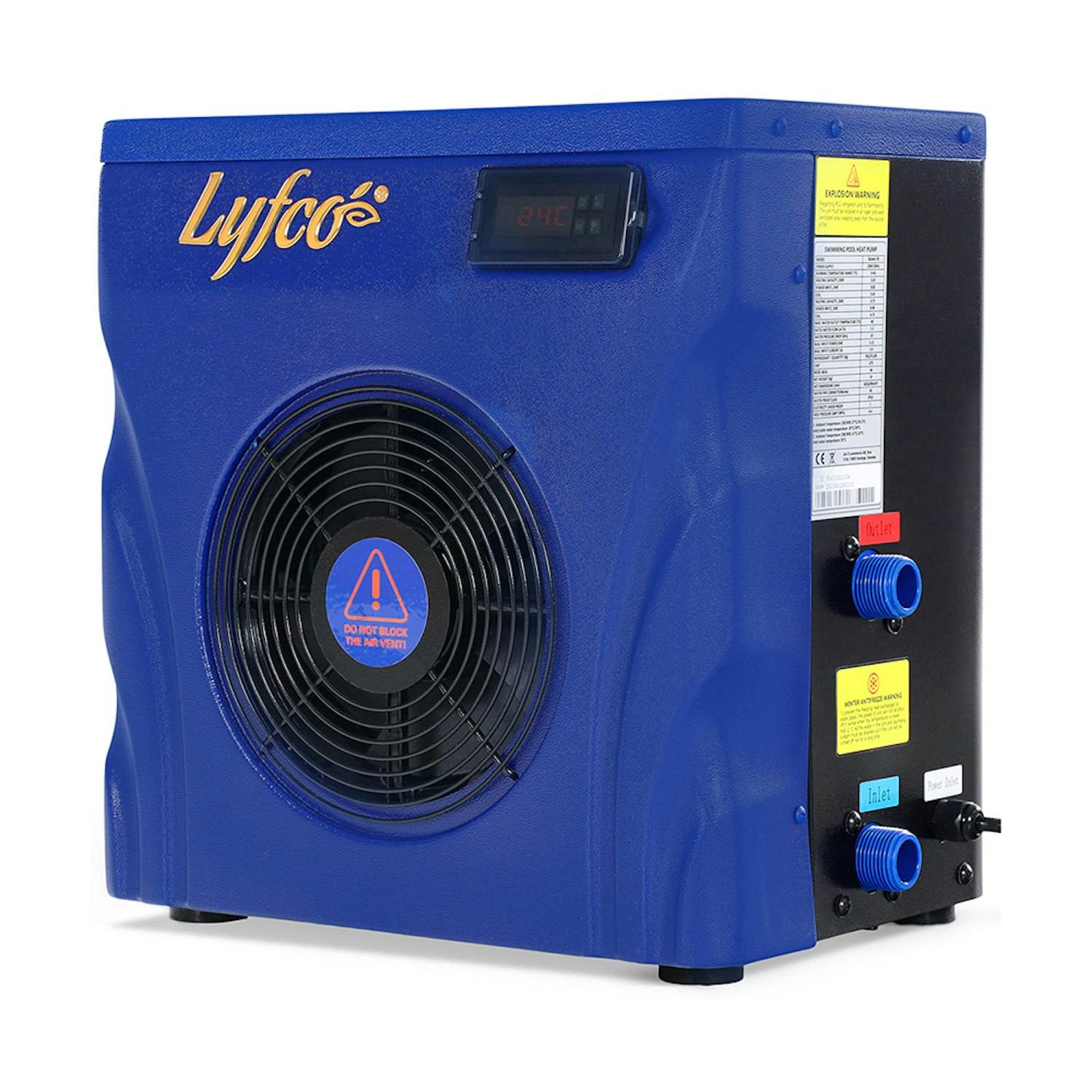 Poolvärmepump Lyfco mini 3,2kW Splash 35
