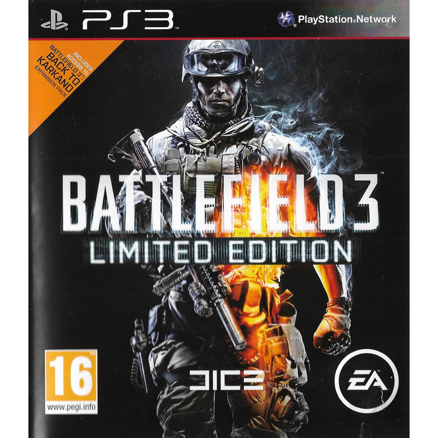 Battlefield 3 Limited Edition Playstation 3 PS3 Nordic (Begagnad)