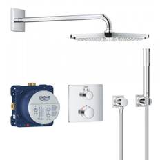 Grohe NEW Rainshower 310 komplet brusesystem til indbygning - Firkantet forplade