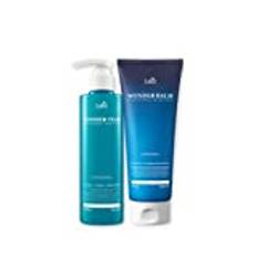 Lador Wonder Balm 200 ml + Wonder Tear 250 ml Hårvårdsbehandlingspaket 100 sekunder Hårbehandling Fuktgivande Protein Klinisk Behandling Näring åt Lockar Hårvårdslösning