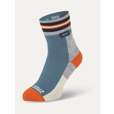 Sealskinz Sealskinz Surlingham Waterproof All Weather Ankle Length Striped Cuff Socks