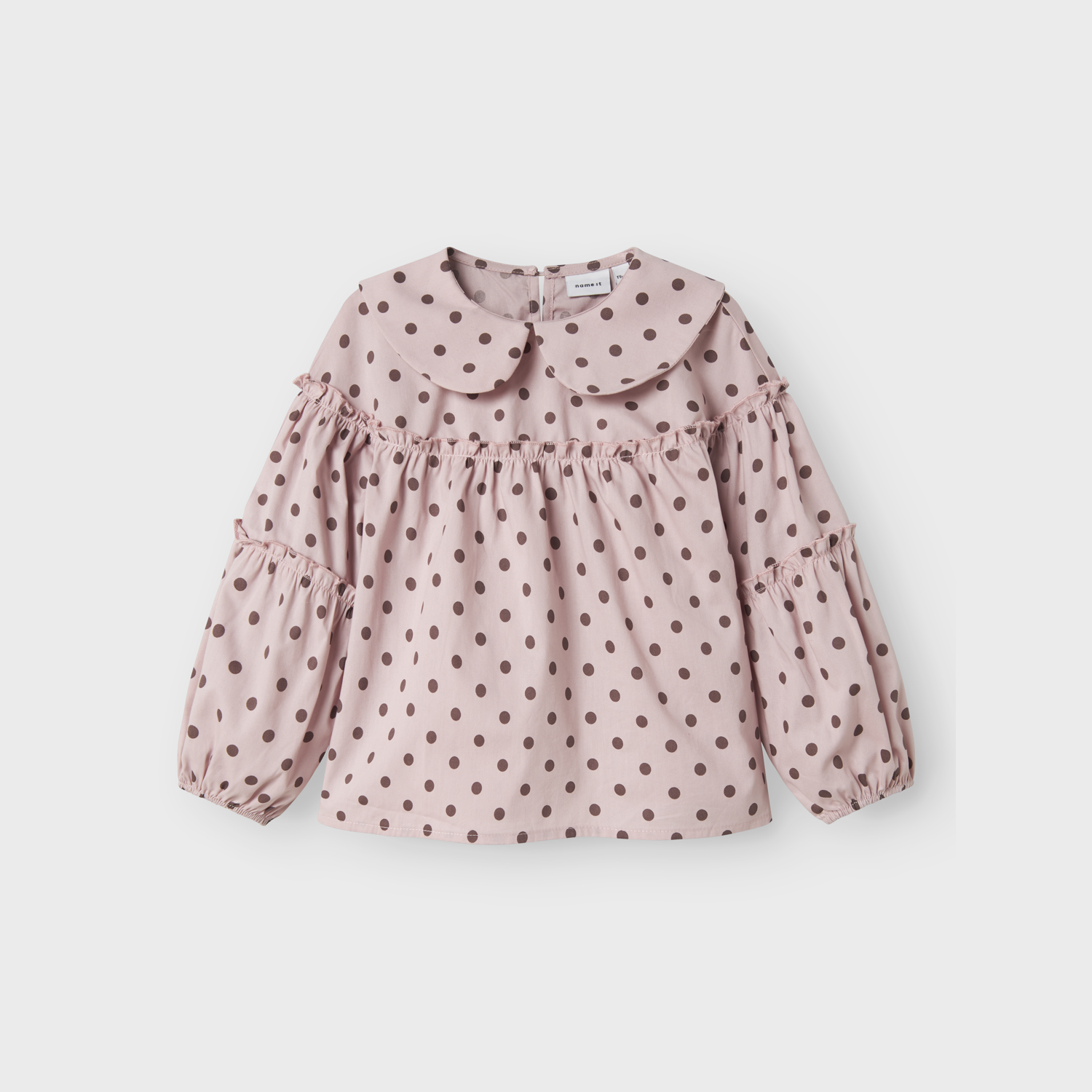 Name It - nmfnulina ls shirt Burnished Lilac/Peppercorn.