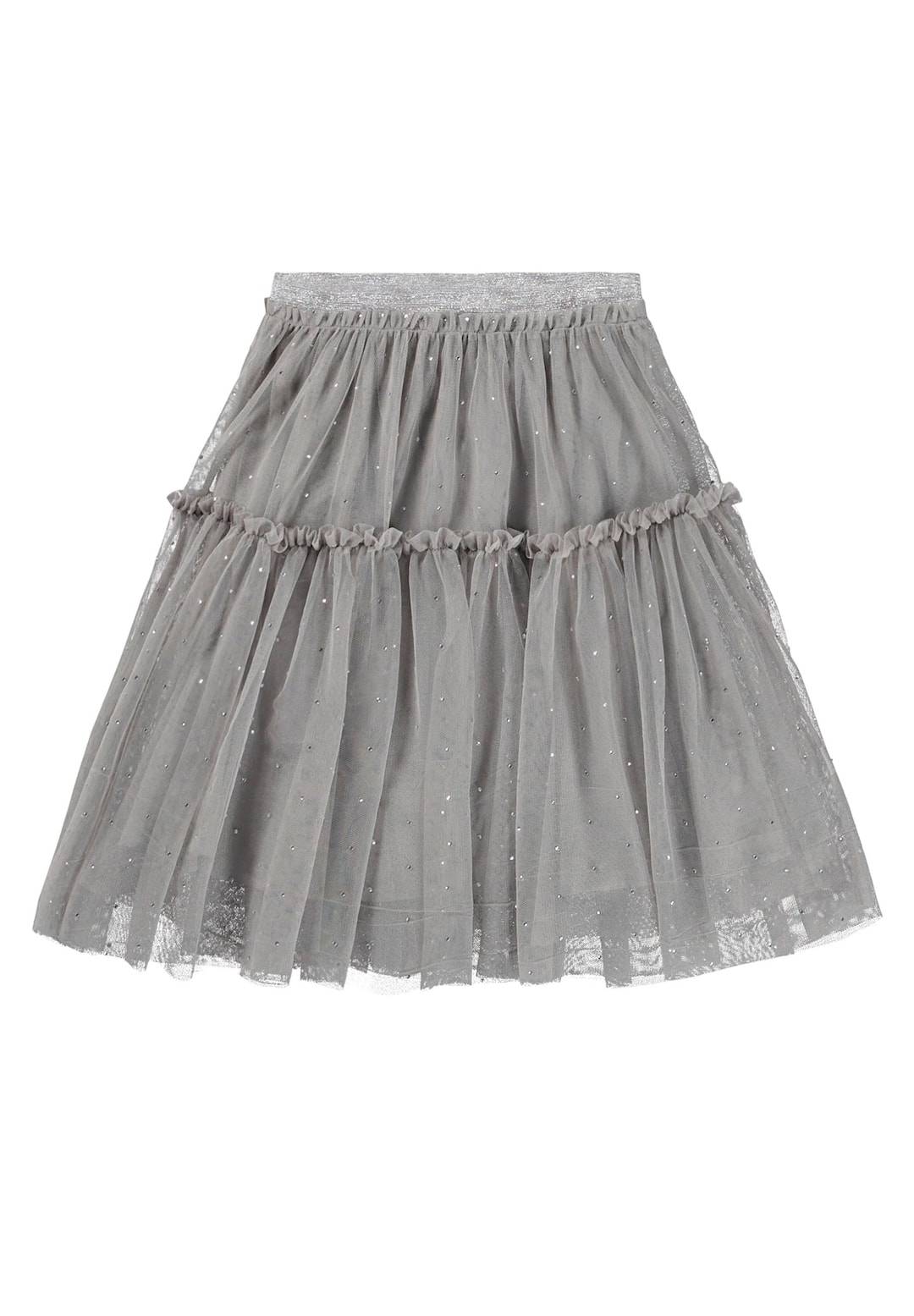Molo Bille Skirt Dappled Grey Dappled Grey 134/140 cm Grå 134/140 cm Piger