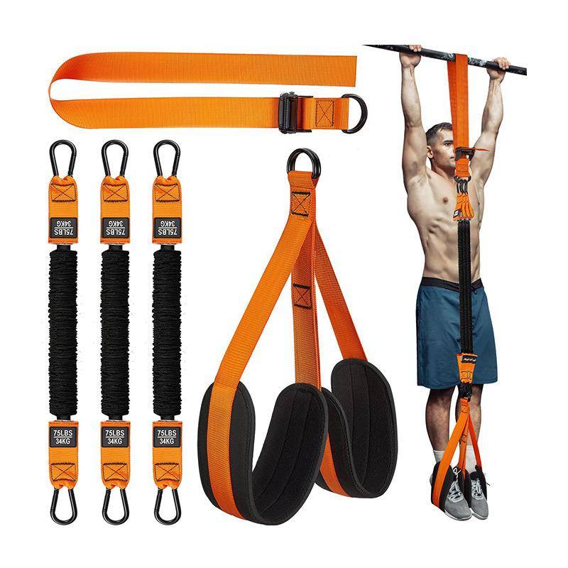 Justerbart Kraftigt Pull-up-stöd & Knästöd Motståndsband