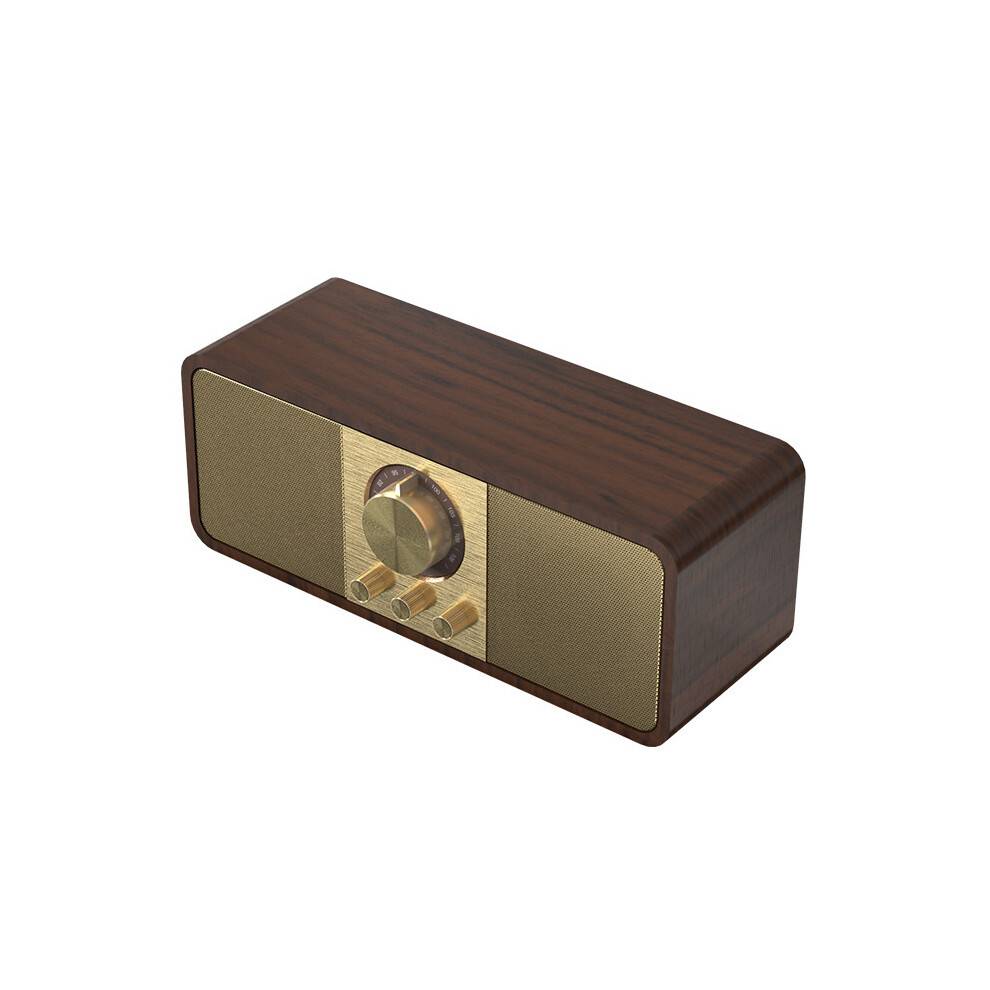 FM-radio med mottagning, bärbar Bluetooth-transistorradio med 5W högtalare, uppladdningsbar vintageradio
