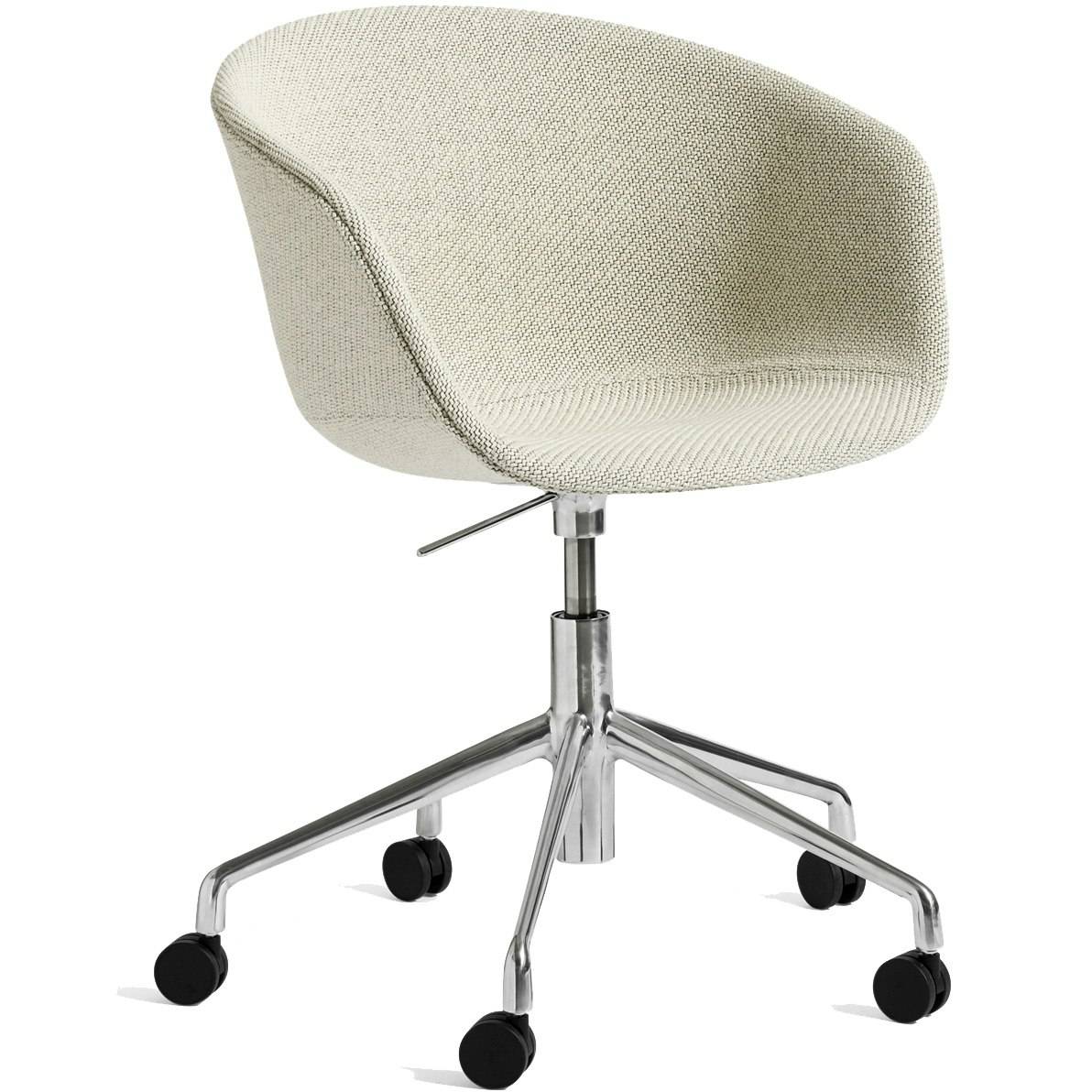Hay Aac53 Stol 5 Star Swivel Aluminium / Coda White - Kontorsstolar Coda White - AA282-A001-AA32