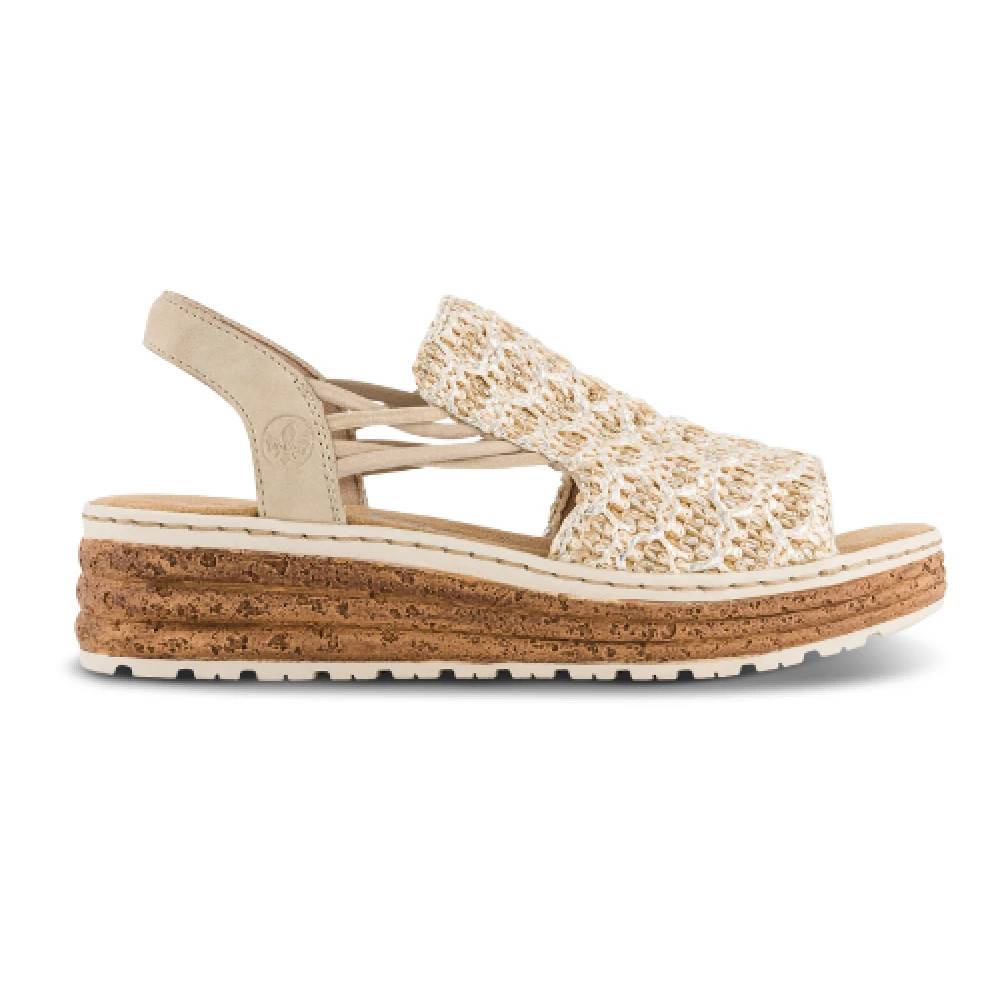 Rieker - sandaler Skor - Dam - 37 EU - Linne