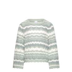 LINDEX Sweater Pointelle Green |Green |146/152