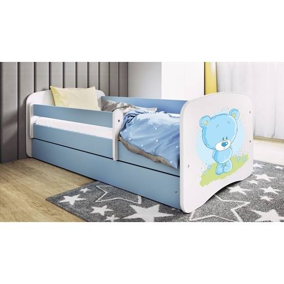 Kocot Kids Barnsäng - Babydreams Blå - Blå - Bear 160x80 Cm