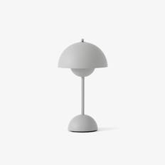 &Tradition Flowerpot Portable Table Lamp VP9 Matt Light Grey