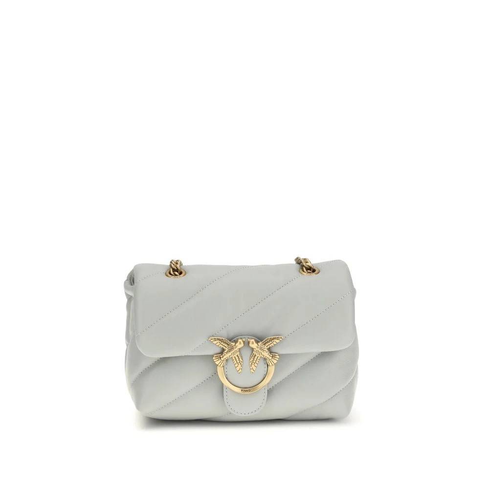 Pinko - Love Mini Puff Axelväska Väskor - Dam - ONE Size - Läder