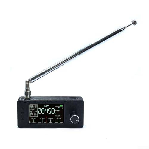 Mini SI4732 radiomottagare, 1,9 tum IPS HD färgskärm bärbar LSB, AM, FM fullbandsradio med teleskopantenn, TYPE-C laddningsport