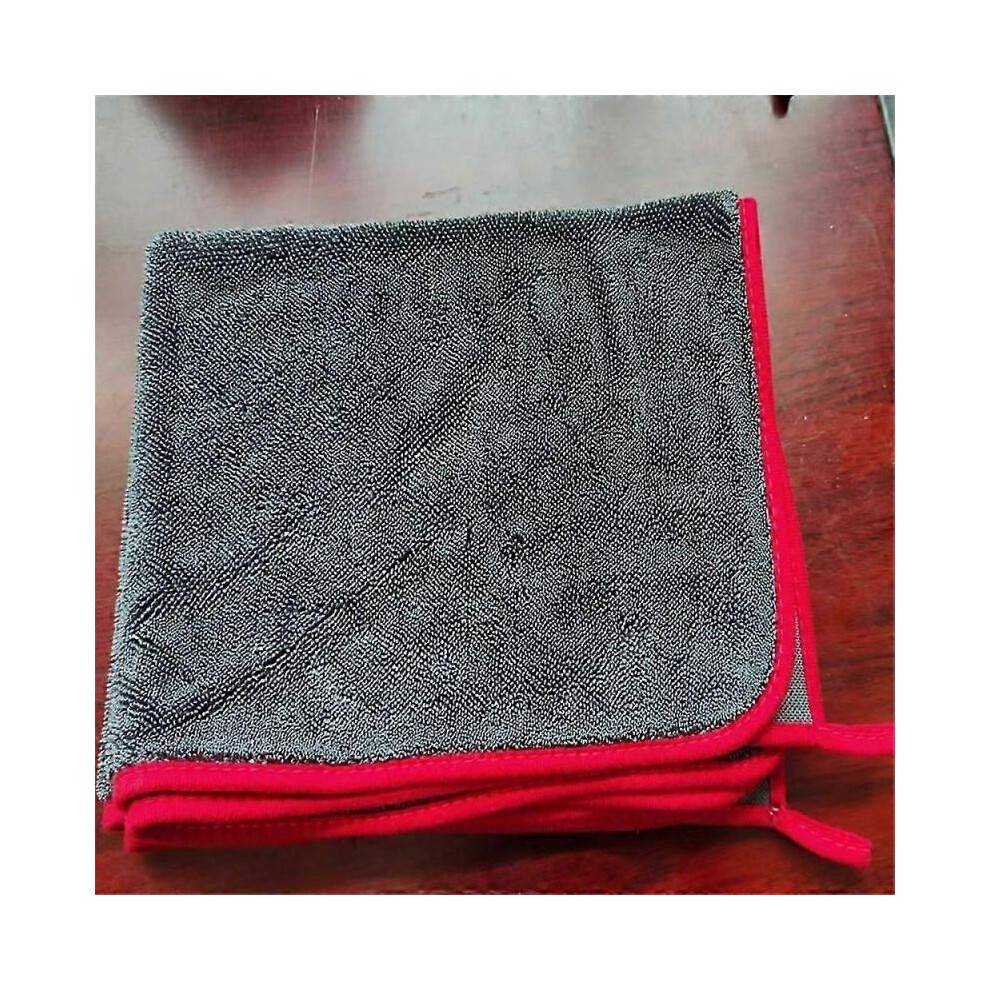(60x160.1, Grey with red trim) Shiny Bath Xxl Drying Towel, Shiny Wipes Bath Drying Towel