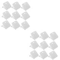 BESPORTBLE Plastklämmor St Självhäftande Krok Pottunderläggshållare Klibbiga Klämmor Pottunderlägg För Hundar Kissskyddshållare För Hundar Magnetisk Krok Clips Plast Vaddera Vit Bild