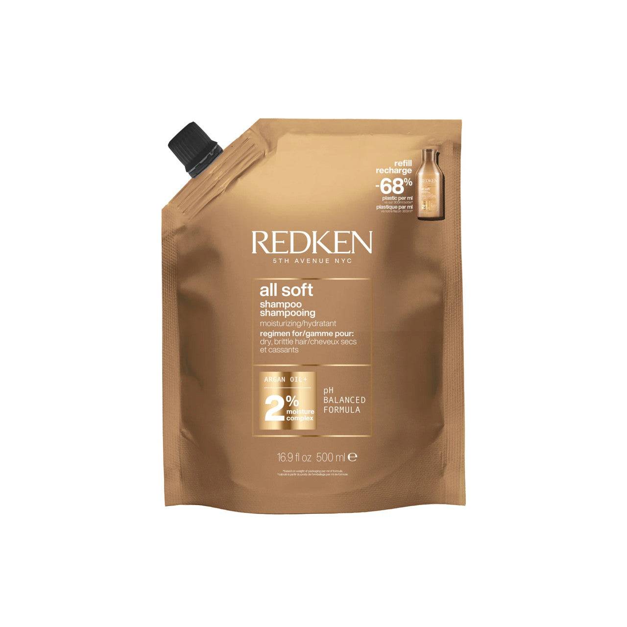 Redken All Soft Shampoo Ricarica 500 ml
