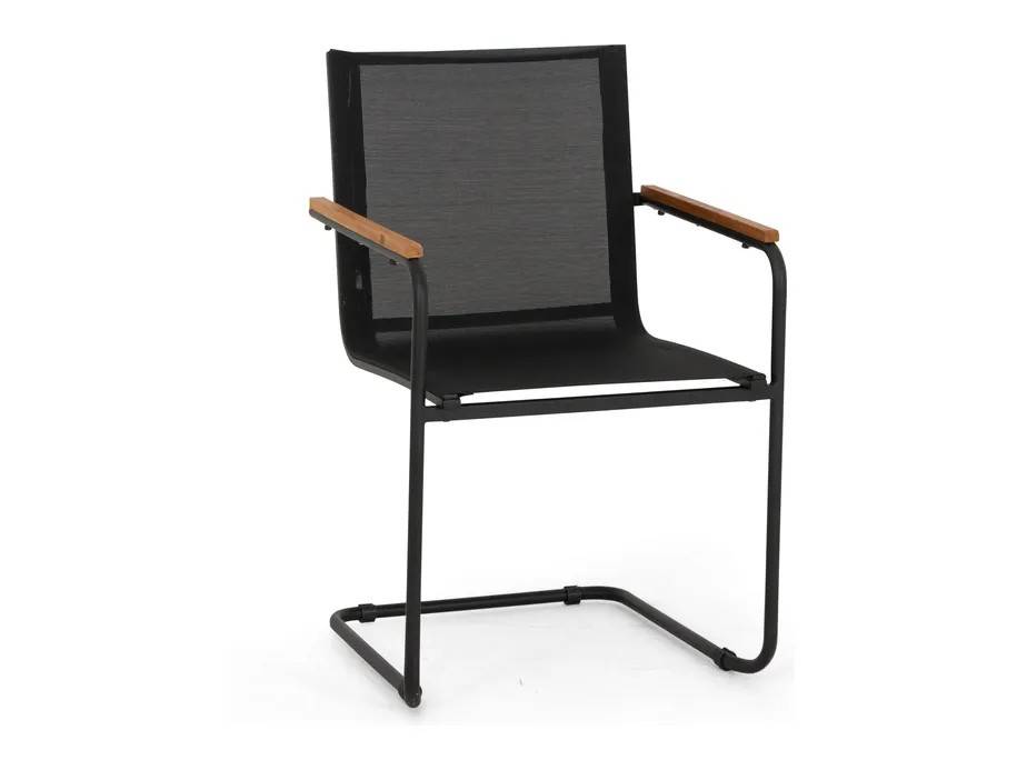 Selected Home Hönö stapelstol Svart/teak