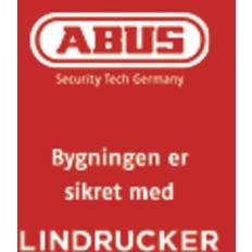 ABUS Lindrucker sikringsmærkat Bygningen er sikret med - 1 stk