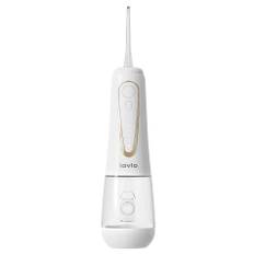 Lovio LVWF124WH Irrigator, Trådløs Mundskyller - 5 funktioner, 8 dyser, USB-C, IPX8 - hvid